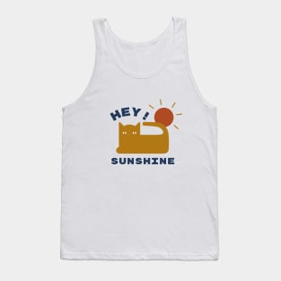 Hey Sunshine - Cat Love - Positive Vibes Tank Top